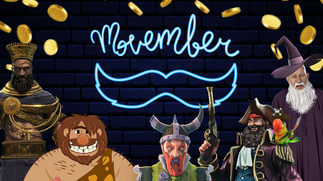 Movember at Grand Rush Casino
