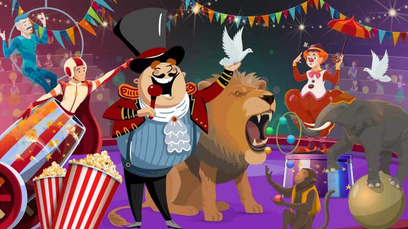 Join the Circus in our New Pokie!