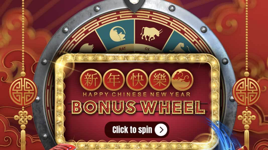 Grand Rush Casino Chinese New Year Wheel Of Fortune